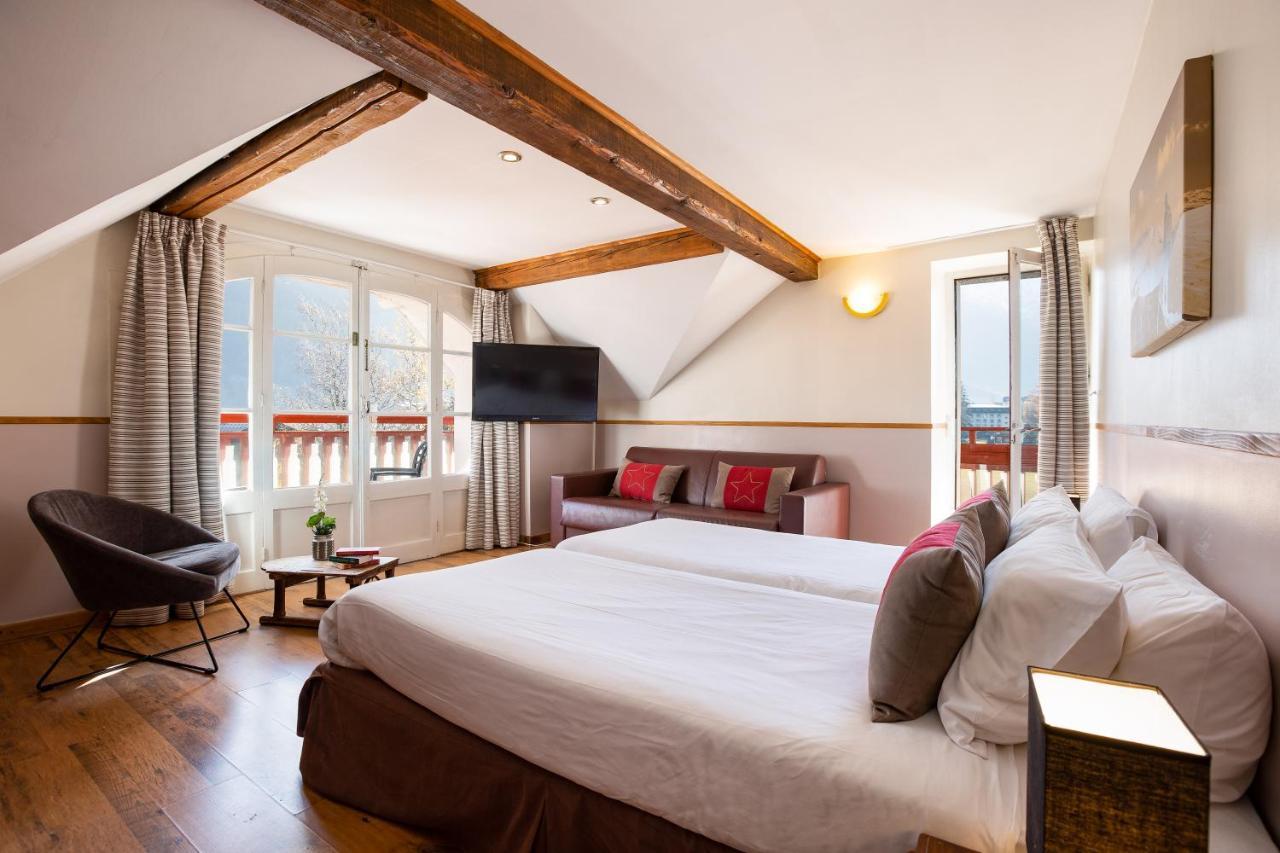 Chalet Hotel La Sapiniere Chamonix ภายนอก รูปภาพ