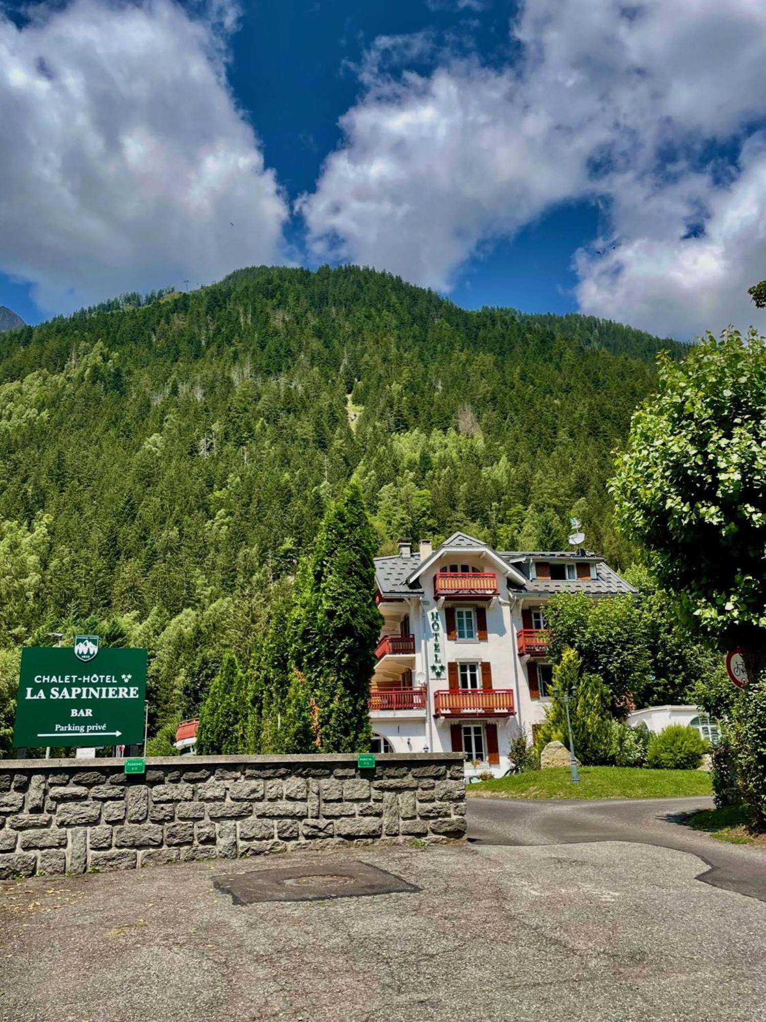 Chalet Hotel La Sapiniere Chamonix ภายนอก รูปภาพ