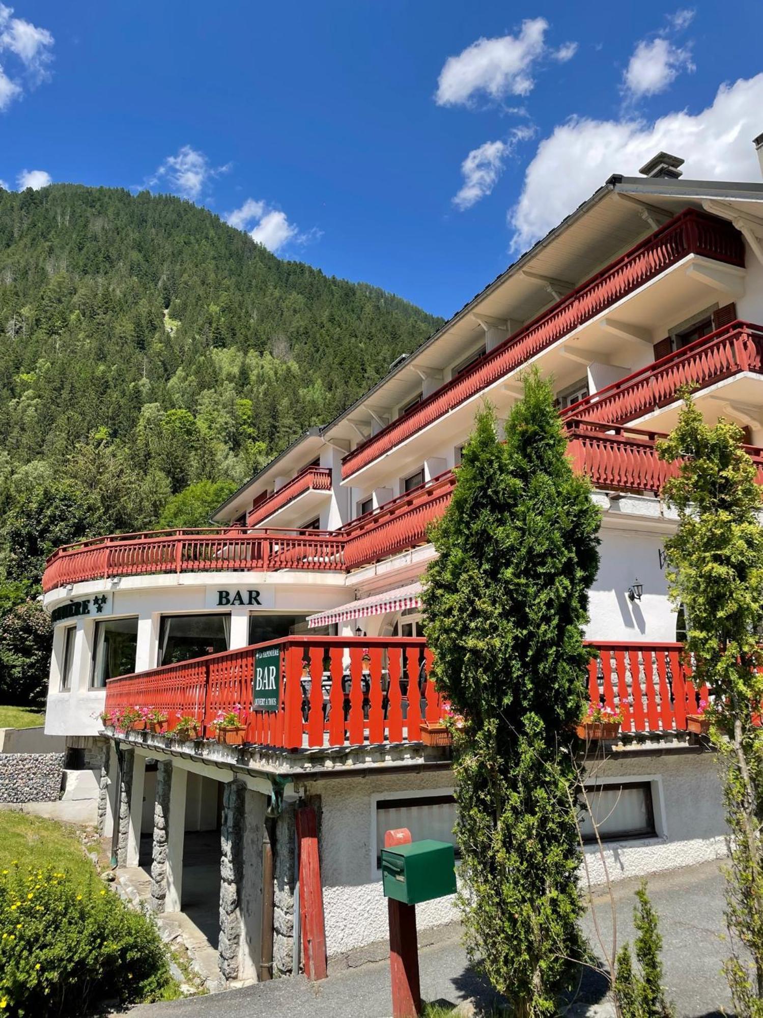 Chalet Hotel La Sapiniere Chamonix ภายนอก รูปภาพ