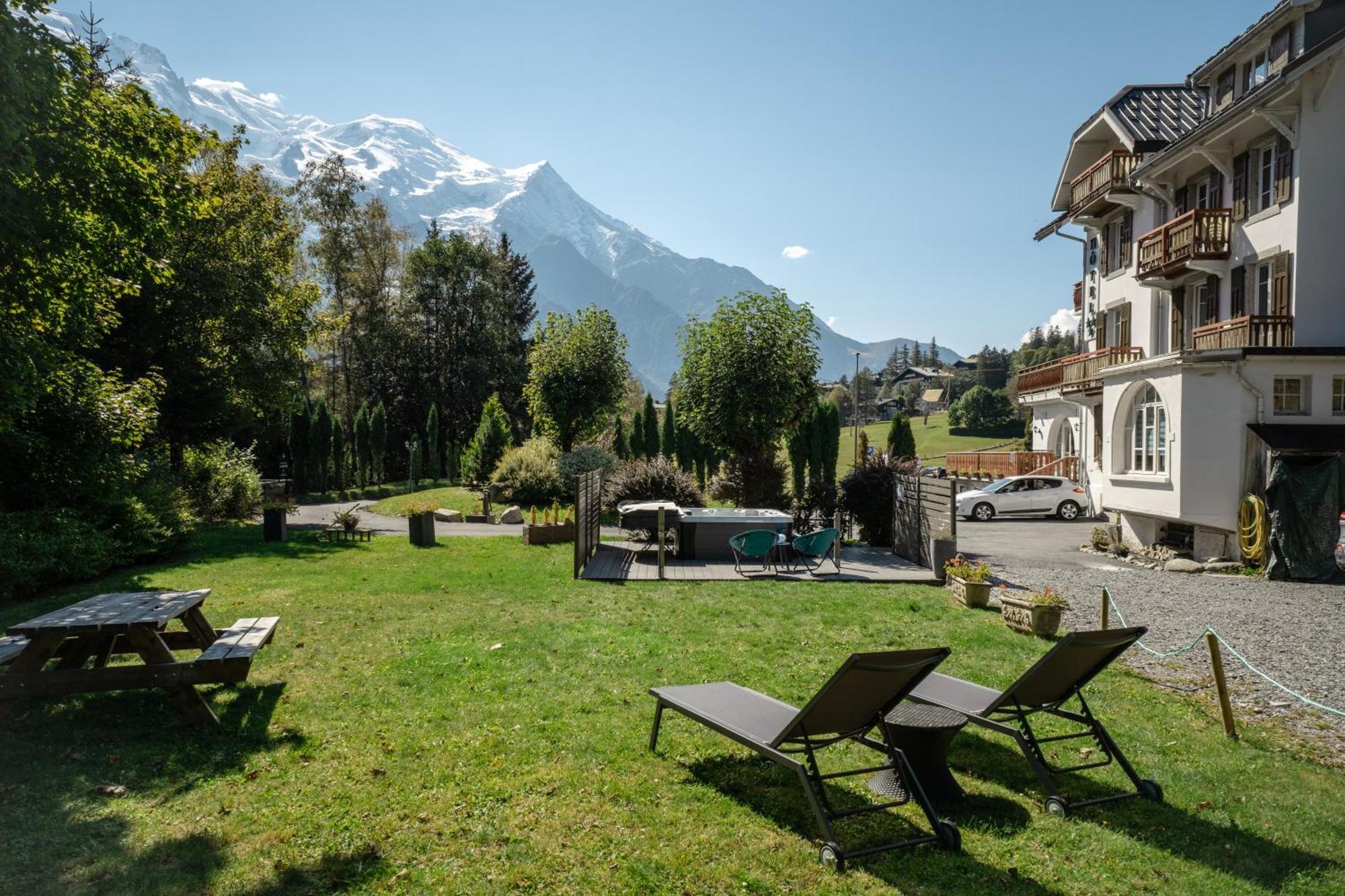 Chalet Hotel La Sapiniere Chamonix ภายนอก รูปภาพ