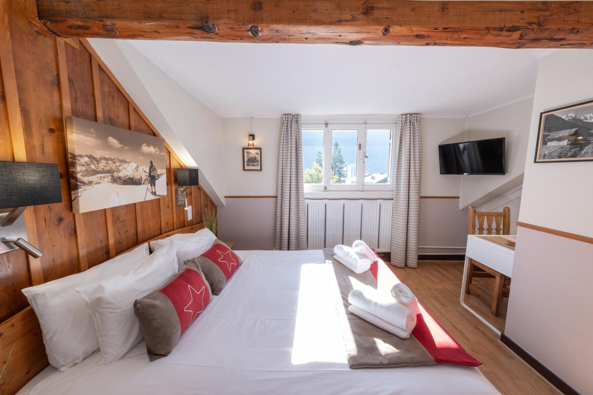 Chalet Hotel La Sapiniere Chamonix ภายนอก รูปภาพ